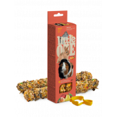 Крекери за гризачи и зайци Little One Sticks със стафиди, ябълка, кайсия и круша 2х60 гр.
